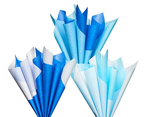 American Greetings 125 Sheet Bulk Blue And White Tissue Paper For Father’s Day, Graduation, Birthdays And All Occasions #TOP1
