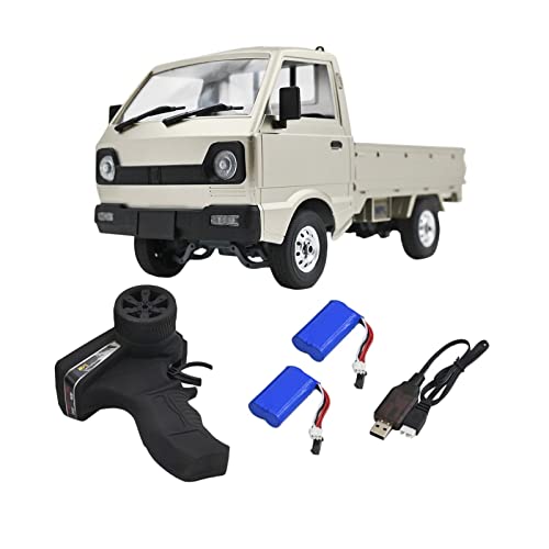 DEVNWIGMO Voiture Téléguidée 1/10 Camion Radio-commandé Jouet avec Résistante et Précise Pneus Amortisseurs Adaptée à l'Entraînement à, Batterie...