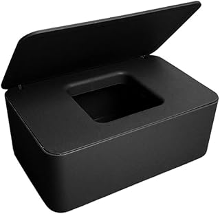 Wet Wipe Box,Wet Wipe Dispenser Rectangular Wipe Container Baby Wipe Container Wipe Container with Sealing Design Lid Adjustable 0/33