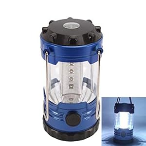 Herklotzn 12 LED Draagbare Camping Kamp Lantaarn Lichte Lamp met Kompas