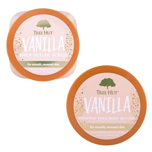 image for Tree Hut Vanilla Shea Sugar Scrub Bundled With Whipped Body Butter, Ne