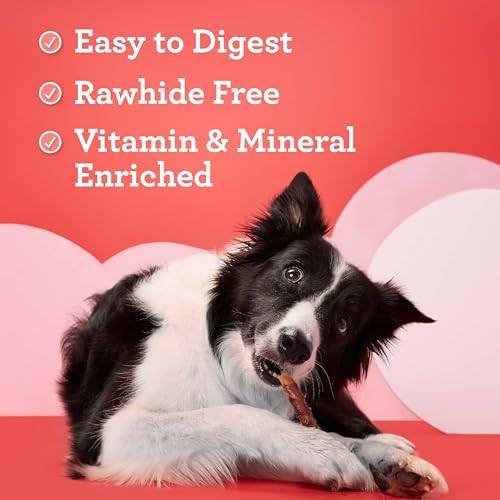 Image of DreamBone High Protein Rolls Rawhide-Free Dog Treats, 4 Count | Daily Chew, Digests Safely and Completely, Made With Real Water Buffalo Chicken & Peanut Butter, For Adult Dogs