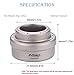 ATiAP Titanium Alcohol Camping Stove Portable