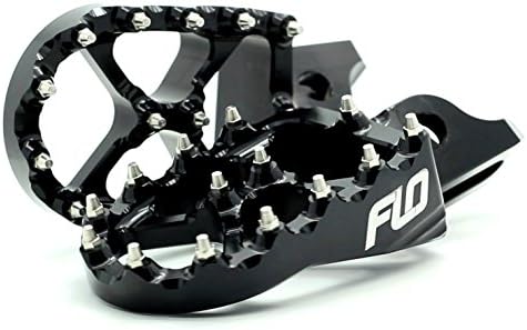 Flo Motorsports Black Kawasaki Kx65/80/85/100 Foot Pegs Fpeg-797blk