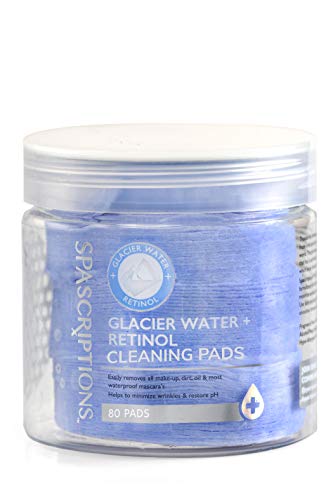 Glacier Water- Retinol Cleansing Pads - 80Ct