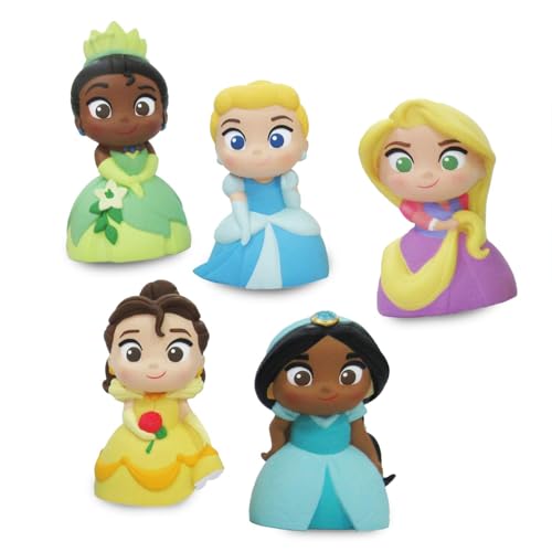 Image of Disney Store Official Bath Set (Disney Princess) - Kids Bath Accessories with Beloved Disney Princesses & Charcters - Colorful and Fun Bath Time Essentials for Kids - Suitable for All Ages