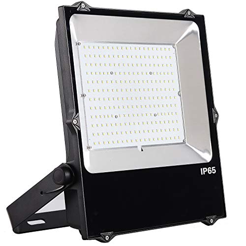 100W LED Flood Lights, 14000LM 5000K Daylight, 250W-300W MH HPS Equiv. IP65 Waterproof, Outdoor Security Floodlights for Backyard, Garden, Playground ETL DLC