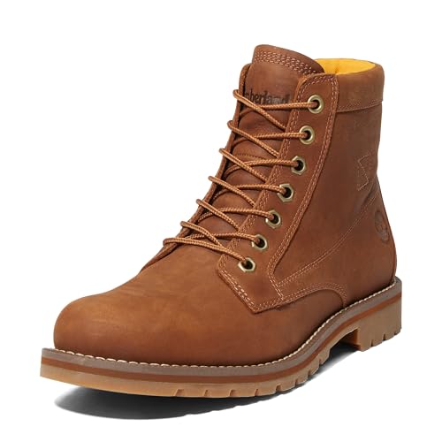 Timberland Botas impermeables Redwood Falls Mid para hombre, Sillín de grano completo, 11 Wide
