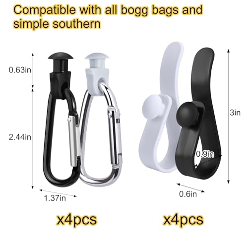 Image of Mity rain Key Holder for Bogg Bag, Accessories for Bogg Bags Original X Large, Insert Charm Carabiner Keychain for Beach Bag