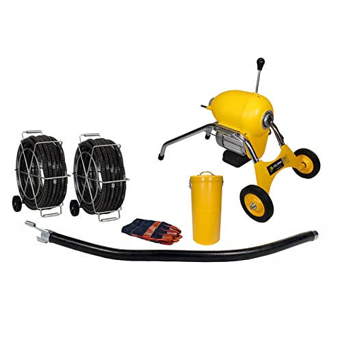 Steel Dragon Tools® K1500B Drain Cleaner Cleaning Machine 120' C11 Snake Cable #TOP19