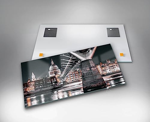 Peinture murale verre durable Wallfluent 140x70cm déco moderne sans décoloration
