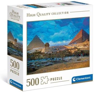Clementoni Rompecabezas de 500 piezas La Gran Esfinge y las Pirámides de Giza