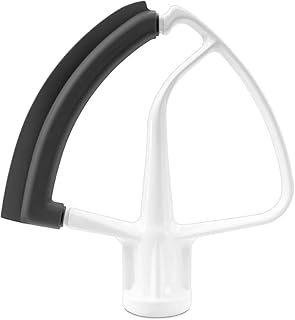 4.5/5 Quart Flex Edge Beater Stand Mixer for Tilt-Head Stand Mixer Bowls, Coated Flat Beater with Flexible Silicone Edges ...