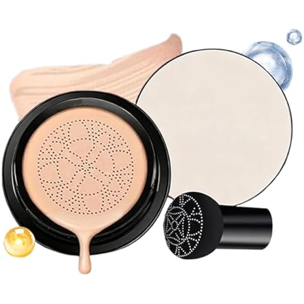 JINGLING CC Creme Foundation – długotrwałe nawilżenie – korektor do skóry – dla dojrzałej, suchej, tłustej i wrażliwej skóry, na co dzień, w podróż, wesele, imprezę, urodziny dla kobiet