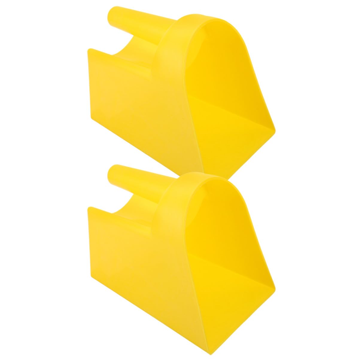iplusmile Futterschaufeln Ergonomisches Design 2 Stück Kunststoff mit Flachem Boden Leicht zu Reinigen und für Viehzucht und Landwirtschaft
