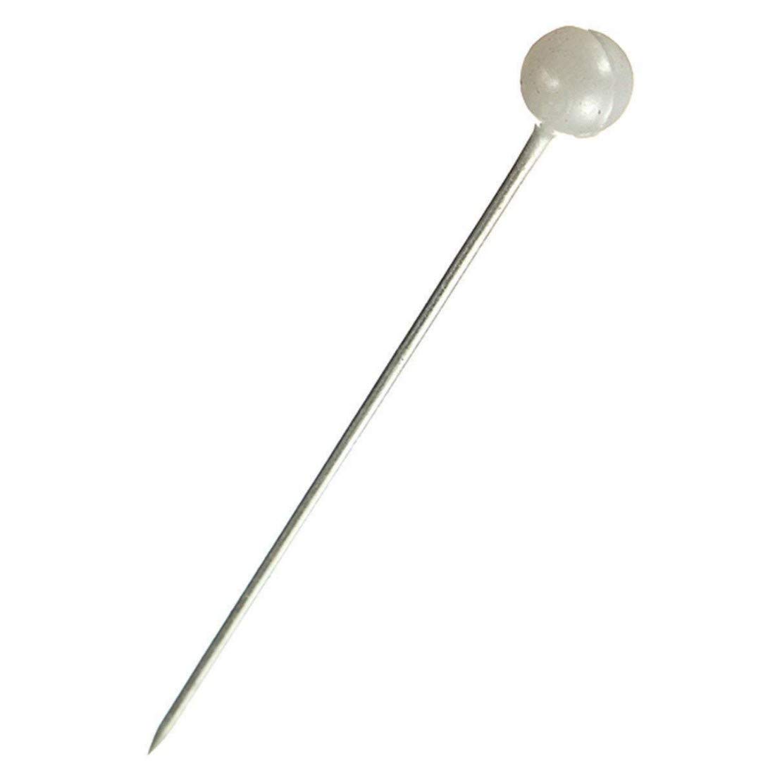 DIY Crafts Design No # 3, Pack of 960 Pcs, Decorative Round Faux Pearl Head Corsage Sewing Pins Straight Dressmaking Pins (White) Sewing Pins Straight (Design No # 3, Pack of 960 Pcs) 1