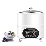 HaiZethonic Yogurtiera,Macchina Gelato Multifunzione 8l,Fermentatore per Yogurt, Macchina Automatica per Yogurt 400 W,Yogurtiera Professionale White-12L