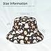 Farm Animal Bucket Hat for Men Women Packable Reversible Printed Summer Hats