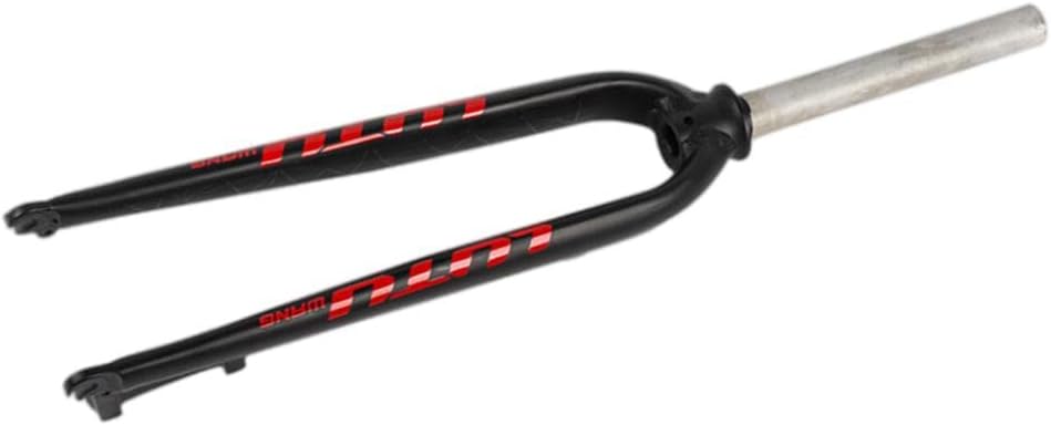weight Aluminum Alloy Mountain Bike Fork 26/27.5/29 Inch | High-Strength Straight Steerer | Post Mount Disc C Type Brakes | and Comfortable Ride | for Road Bike Enthusiasts | - Red Letters
