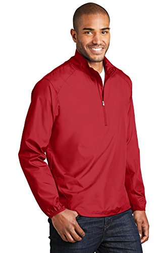 Port Authority Zephyr 1/2-Zip Pullover. J343 Rich Red #TOP3