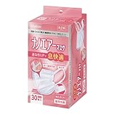 アイリスオーヤマ(IRIS OHYAMA) ナノエアーマスク 小さめサイズ 30枚入 個包装 ホワイト プリーツ 不織布 息快適 PK-TN30S