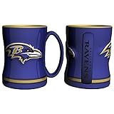 Baltimore Ravens Coffee Mug - 14oz Sculpted Relief
