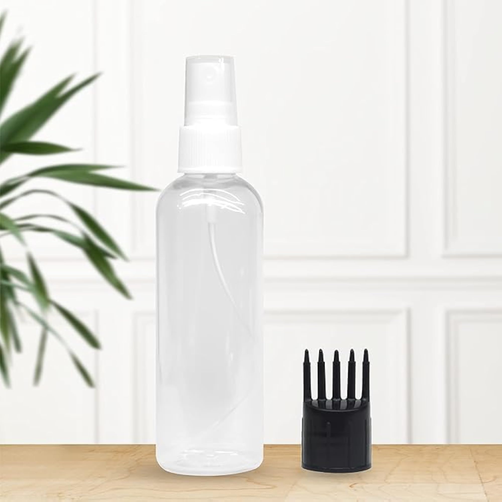 Plastic Pump Bottle Spray Dispenser, Mini Travel Cylindrical Bottle