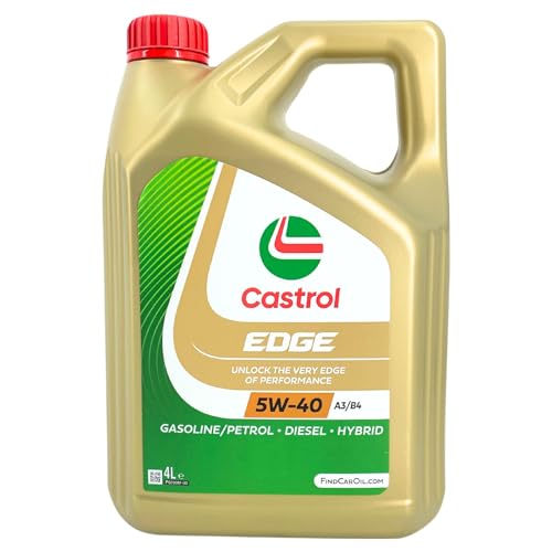 CASTROL Motoröl 5W-40 EDGE Vollsynthetiköl Motor Öl ACEA A3/B4 API SP A3/B4 4L CASTROL Motoröl 5W-40 EDGE Vollsynthetiköl Motor Öl ACEA A3/B4 API SP A3/B4 4L