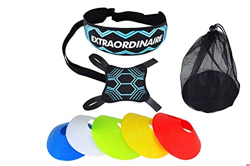 Extraordinaire Soccer Kick Trainer for Kids and Adults Hands Free Return Back Rebounder