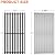 Grill Grates and Emitter Plates for Charbroil Commercial TRU-Infrared 3 Burner 463242516 463242515 466242515 466242615 463243016 463367516 463367016 466242516 463342620, G466-0025-W1A G466-2400-W1