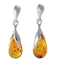 Algopix Similar Product 8 - Amber Earrings  GIA Certified Baltic