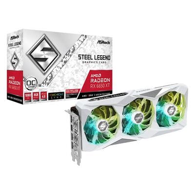 ASRock Radeon RX 6650 XT Steel Legend 8 Go OC (RX6650XT SL 8GO  