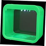 Réservoir de betta créatif : avec une conception de réservoir de poisson transparent, vous pouvez les conditions de vie des petits poissons élevés, réservoir de poisson avec lumière