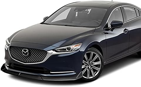 Miniatura 5 de Q1-TECH - Kit de 9 piezas de parachoques delantero y falda lateral, juego de difusor compatible con Mazda 6 Atenza 2019 2020 2021, alerón de labio