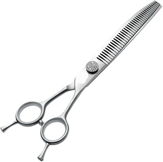 Compatible For Fenice 7.0/7.5/8 Inch JP440C Pet Grooming Chunker Scissors With Diamond Screw For Pet Groomers(8.0 chunker)
