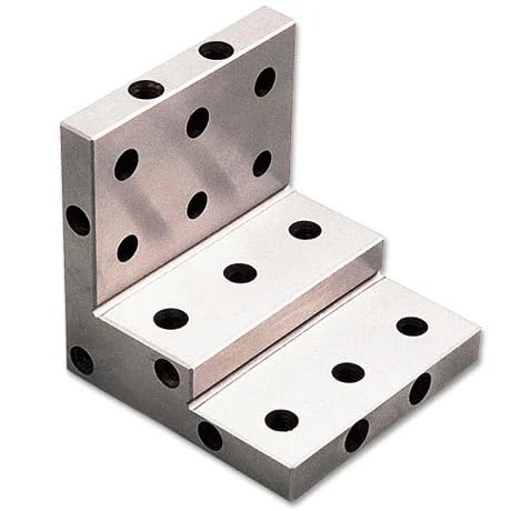 ANGLE PLATE 72x72x72mm stepped, Precision Hardened Ground w. tapped holes USA-Amz651
