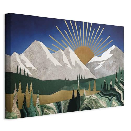 murando - Quadro Acustico Stile Nordico 1 pezzo schiuma acustica Quadri Moderni Camera da Letto Matrimoniale - Stampa su Tela - Pannelli Fonoassorbenti Decorativi - Fonoassorbente