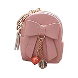 100 Nuevo Y De Alta Calidad. Monedero con Monedero para Mujer, Monedero Corto con Cremallera para Llaves, Monedero con para Tarjetas (Pink, One Size)