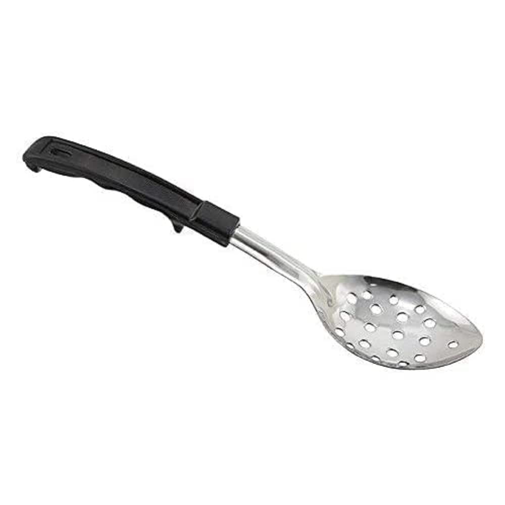 Winco 11" / Perforated / Silver Cooking Spoons