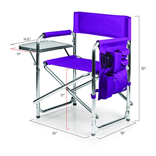 Image of Picnic TIME NFL Unisex-Adult NFL Sports Chair with Side Table, Beach Chair, Camp Chair for Adults