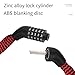 5 Digit Combination AntiTheft Bicycles Portable Bike Chain Resettable Keyless Locks Easy to Use Password for Outdoor Cycling
