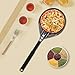 Perforated Pizza Peels 6 INCH pizza spatula paddle Long Handle Metal Pizza Spatula for Indoor and Outdoor (6 Inch)