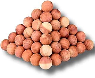 Cedar Balls Clothes Moth Repellant - Premium Quality USA Wood for Closet/Drawers