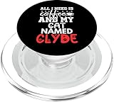 Clyde Cat Name GIfts With Coffee