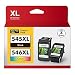Produktbild PG-545XL CL-546XL Multipack Ersatz für Canon Druckerpatronen 545 546 XL für MX495 Patronen Pixma TS3150 TR4550 MG3050 TR4551 MG2950 MX490 MG2555s TS3350 MG2550s TS3151 TR4500(1 Schwarz,1 Farbe)