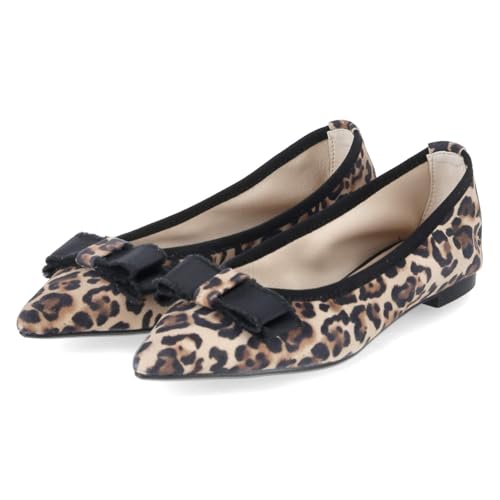 Kaerlek Camilla_1 Camel Ballerines classiques en daim pour femme Beige Taille 37, Beige., 39 EU