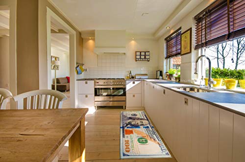 Msrugs Rutschfester Teppichläufer mit 100 Dollar und 91,4 x 244,8 cm Cover