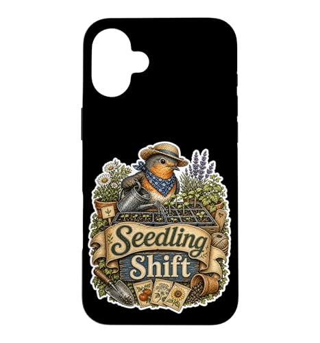 Seedling Shift robin seed trays sprouts �X�}�z�P�[�X iPhone 16 Plus �p