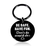 Funny Gift from Mom Inspirational Keychain for Teen Boys Girls Gifts for 16th 18th Birthday Christma