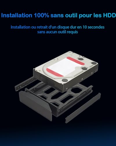 TERRAMASTER F2-425 NAS 2 Baies, CPU Intel x86 quadricœur, 4 Go de RAM – vue 9